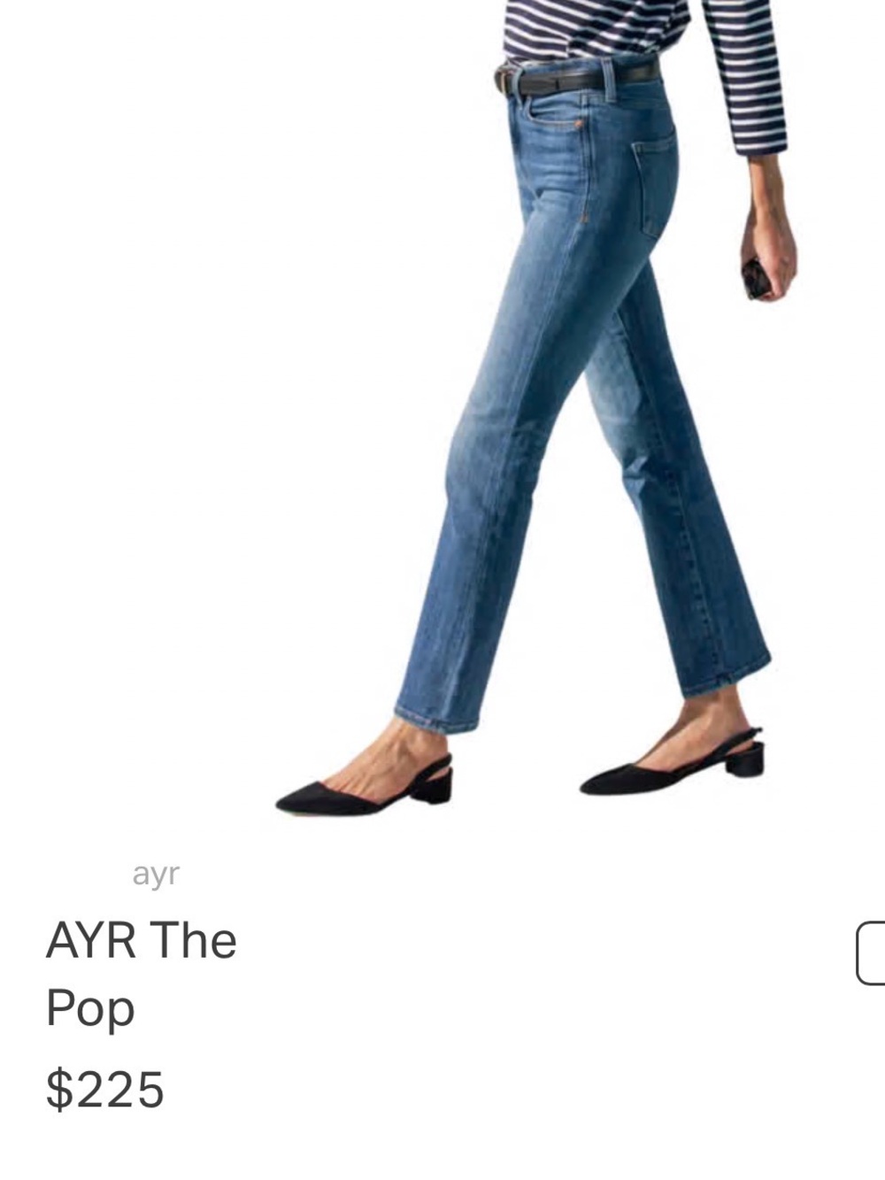 AYR THE POP Size 29 Straight-Leg Jeans